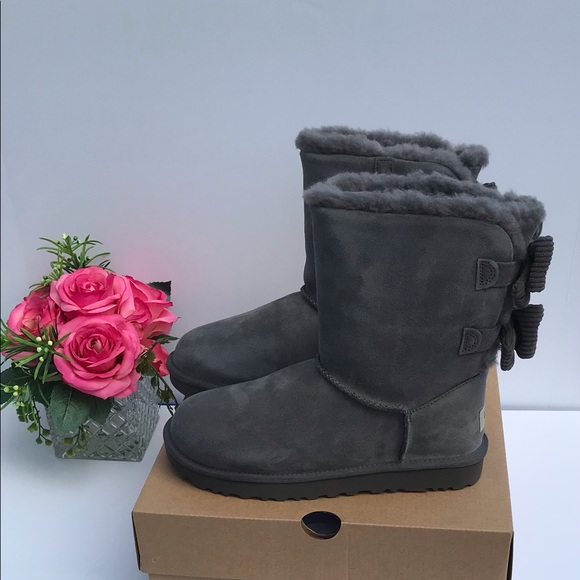 UGG Bailey Corduroy Bow Boots - Picture 4 of 8